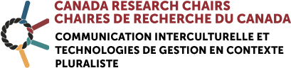 Logo de la Chaire de recherche du Canada en communication interculturelle et technologies de gestion en contexte pluraliste